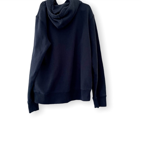 Converse All Star Boys Navy Blue Fleece Pullover Hoodie - Picture 2 of 3